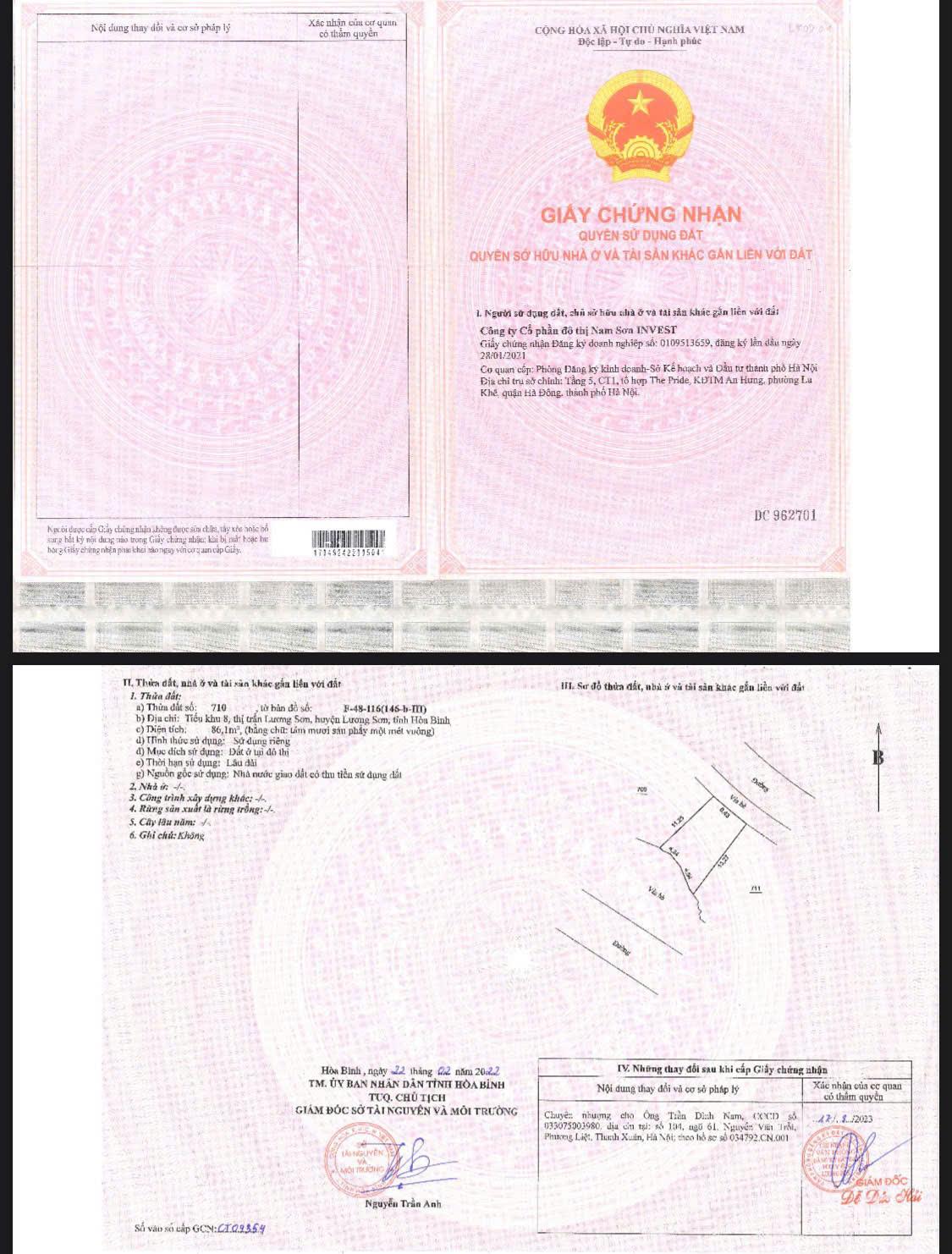 Đất nền 9 Downtown Lương Sơn 86.1m² giá 2.5 tỷ - Lô góc 2 mặt thoáng