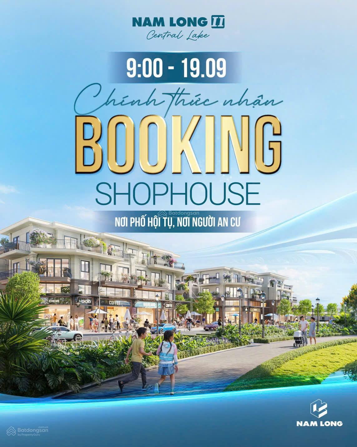 Shophouse Nam Long II Central Lake 108m² giá 8.1 tỷ - Đầu tư sinh lời ngay!