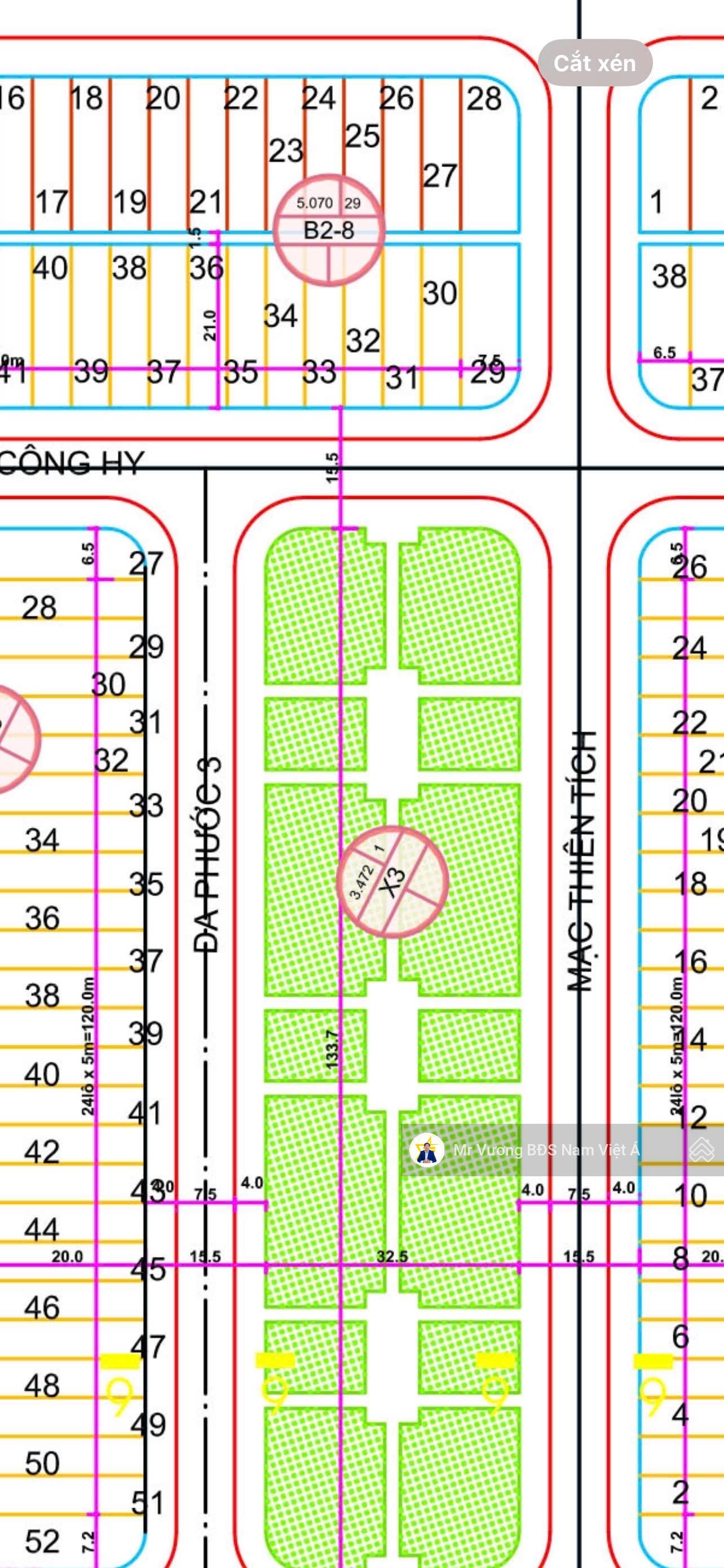 Đất nền góc ngã tư Trương Công Hy, Nam Việt Á 257m² - Giá tốt đầu tư!