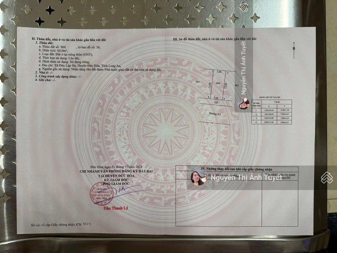 Đất nền Cát Tường Phú Sinh 60m² giá 1.1 tỷ - Hướng Nam gần hồ và chợ