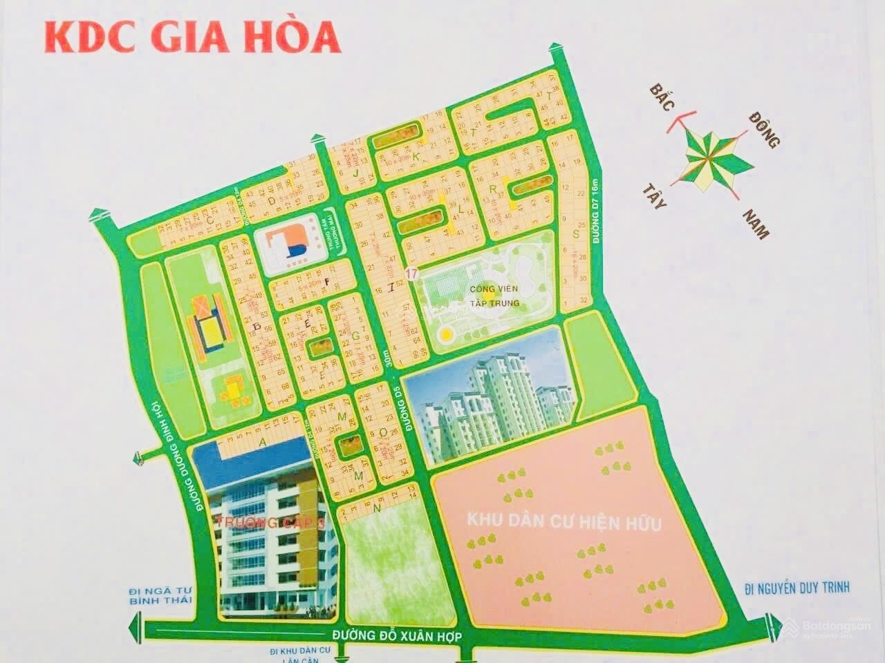 Đất KDC Gia Hòa, Đỗ Xuân Hợp, Phước Long B, Thủ Đức - Giá từ 13 tỷ - Đầu tư sinh lời!