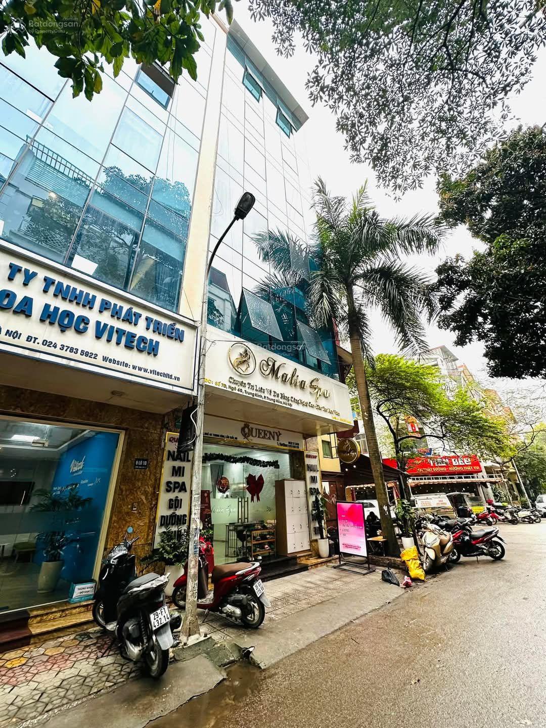 Tòa nhà 8 tầng thang máy KĐT Trung Yên, Cầu Giấy 48 tỷ - Đầu tư sinh lời ngay!