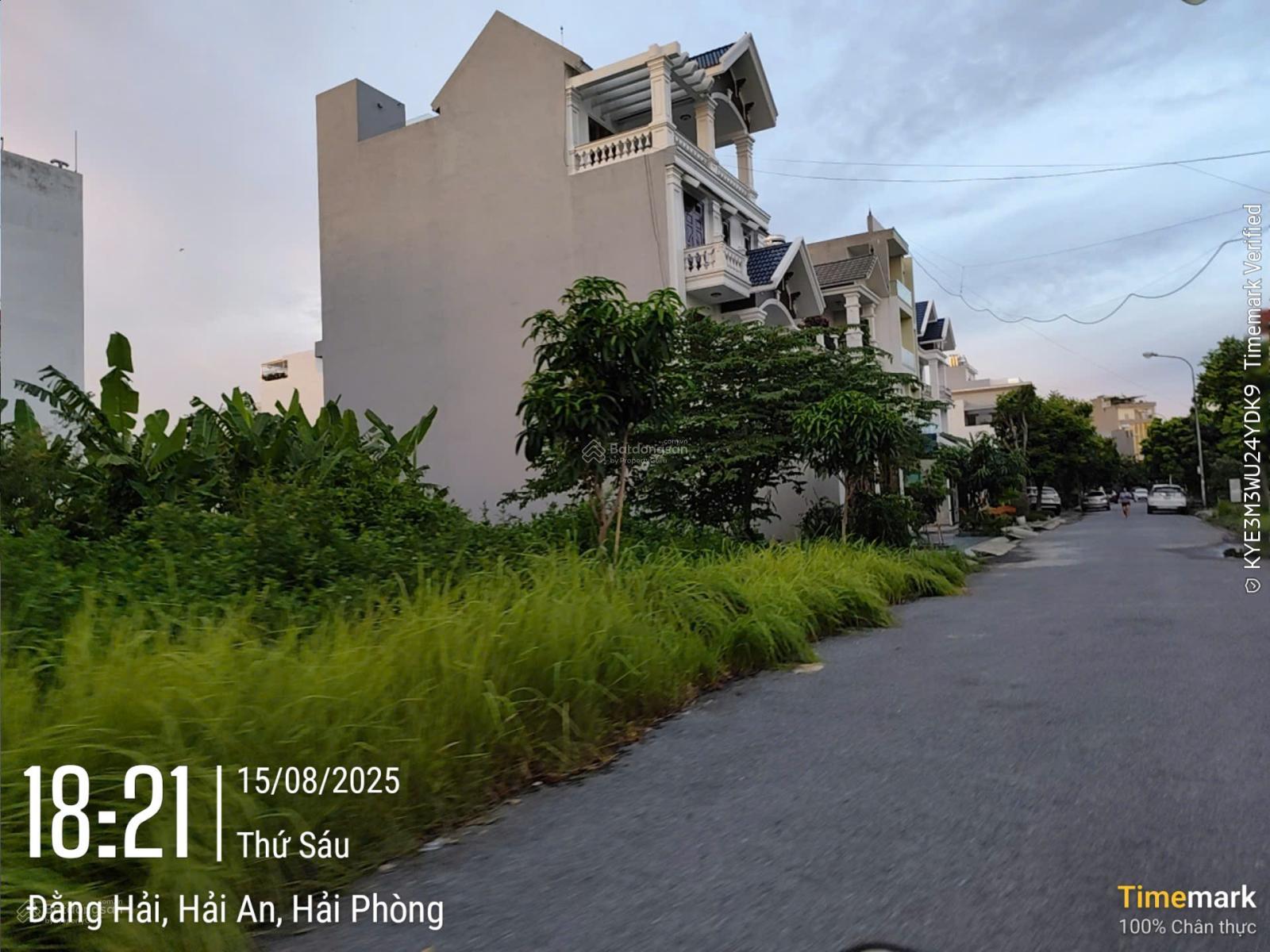 Bán đất lô góc 2 mặt tiền tại khu đô thị Vườn Hồng - Quận Hải An giá 58 triệu/m² - Cơ hội đầu tư hiếm có!