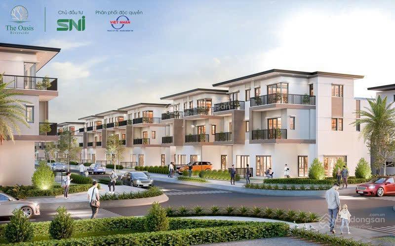 Shophouse The Oasis Riverside Bình Dương 120m² giá 2.7 tỷ - Ngân hàng hỗ trợ lãi suất 0%!