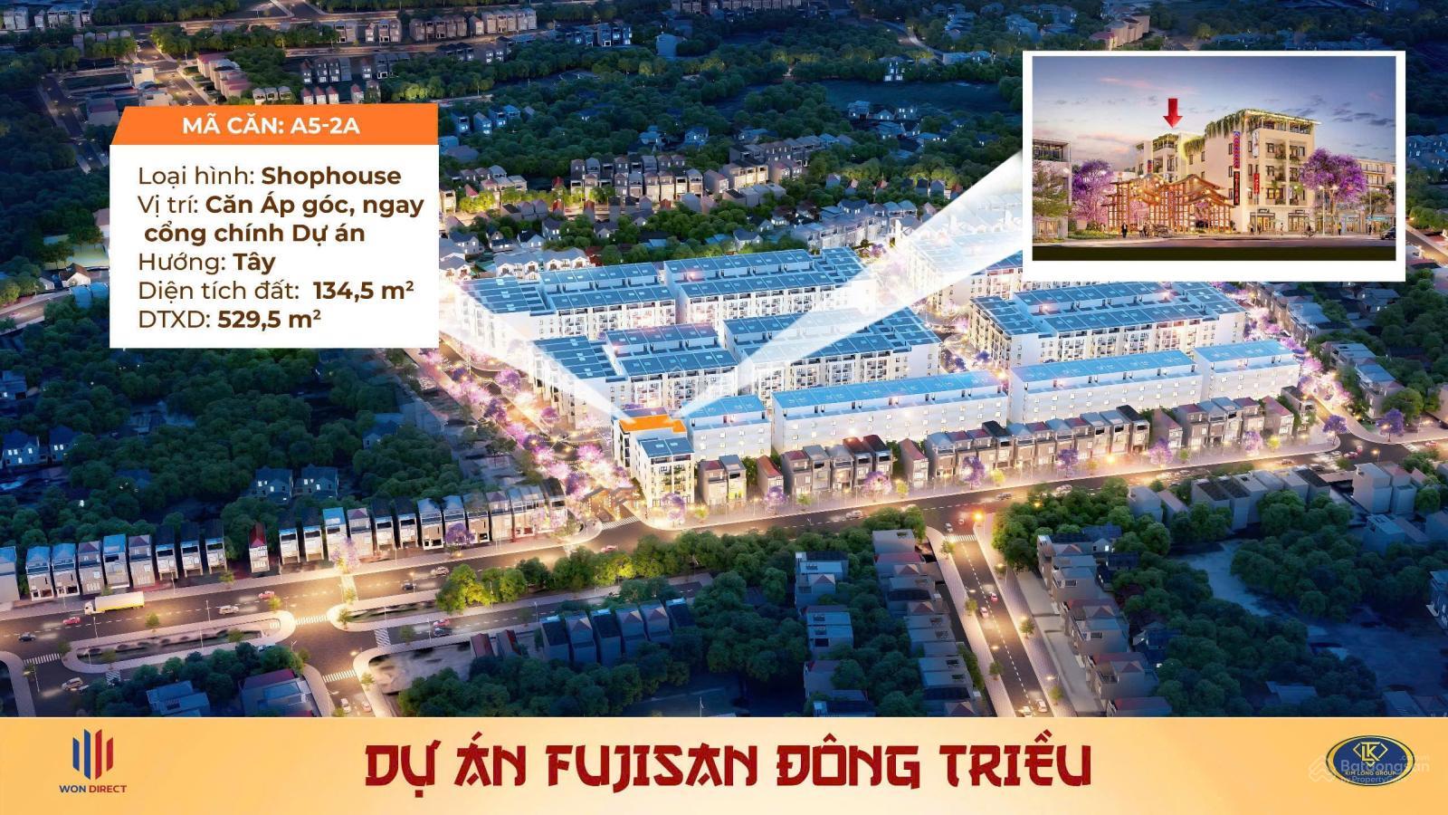 Shophouse A5-2A Đông Triều 134.5m² giá 5.8 tỷ - Cơ hội đầu tư đắt giá!