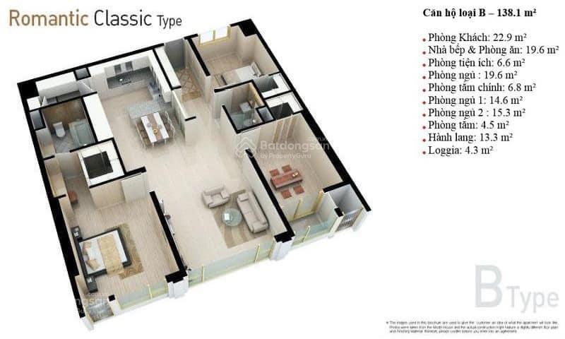 Căn hộ Cantavil Hoàn Cầu Bình Thạnh 138m² giá 9.5 tỷ - Nhà đẹp, sẵn sàng vào ở!