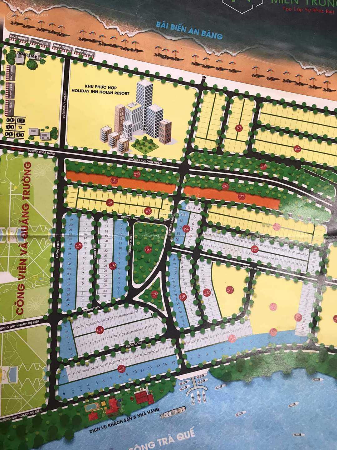 Đất nền đẹp tại khu Làng Chài, biển An Bàng 190m² giá chỉ 30 triệu/m²!