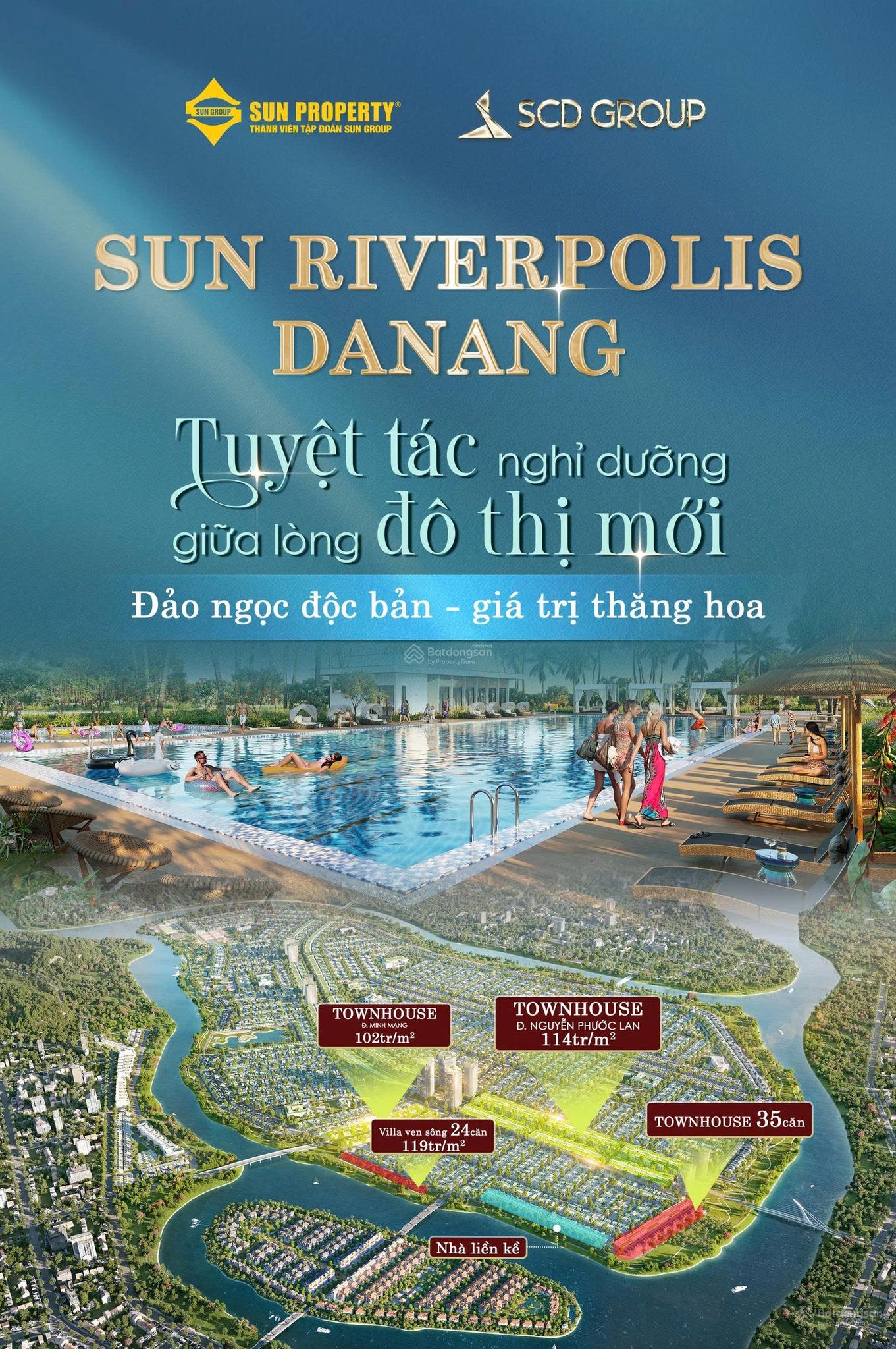 Villa mặt sông Sun Riverpolis 200m² chỉ 20 tỷ - Cơ hội đầu tư mùa 2025!