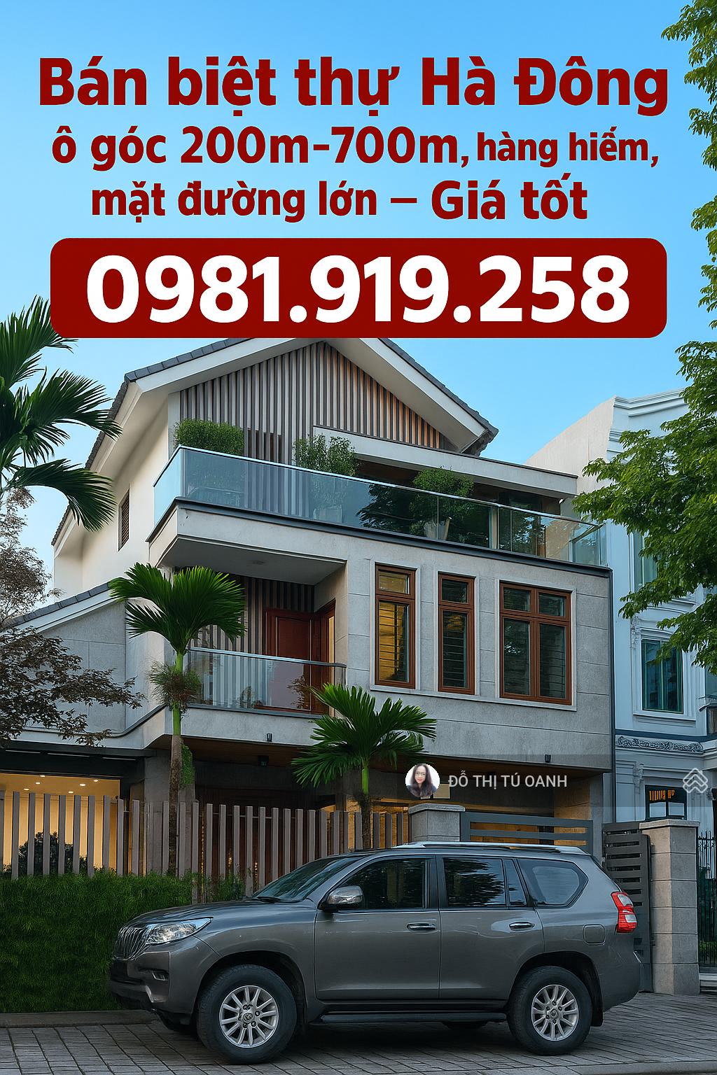 Bán biệt thự Văn Phú 200m² - 700m², liền kề ô góc đắc địa, giá từ 20 tỷ!