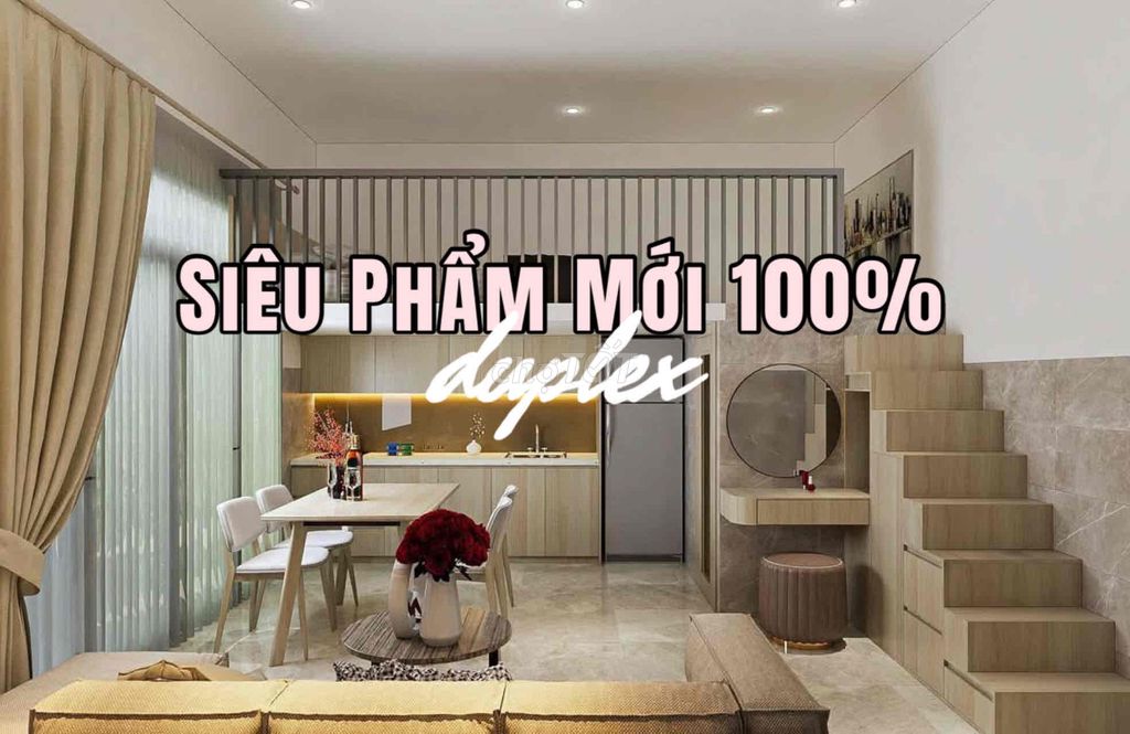 Căn hộ Duplex Bùi Đình Tuý 40m² giá 6.5 triệu - Nhà mới 100% chính chủ