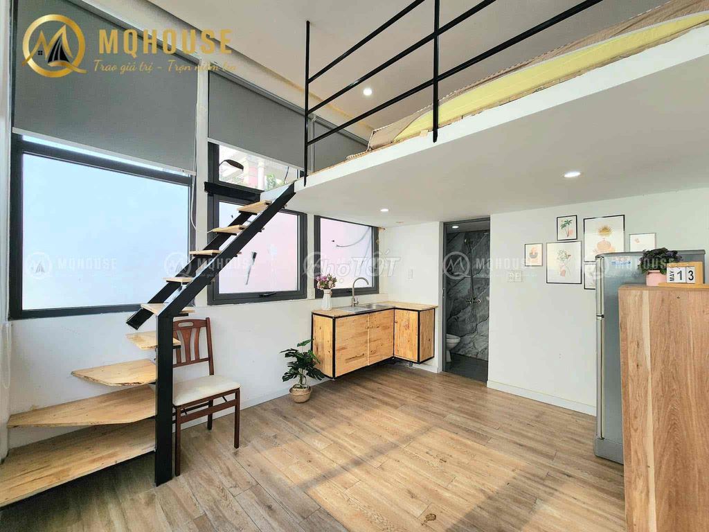 Căn hộ Duplex 30m² tại Tân Bình chỉ 4.5 triệu - Nội thất đầy đủ, cửa sổ trời thoáng đãng!