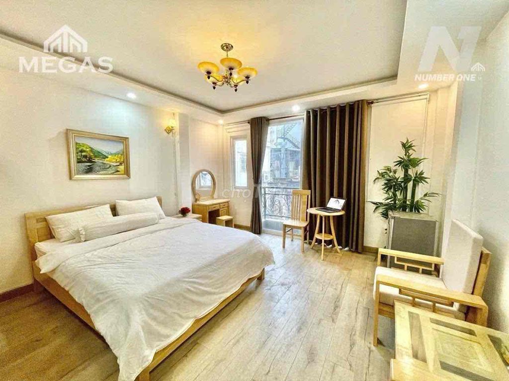 Căn hộ cho thuê quận 1 40m² giá 8.5 triệu - Luxury ban công thoáng mát!
