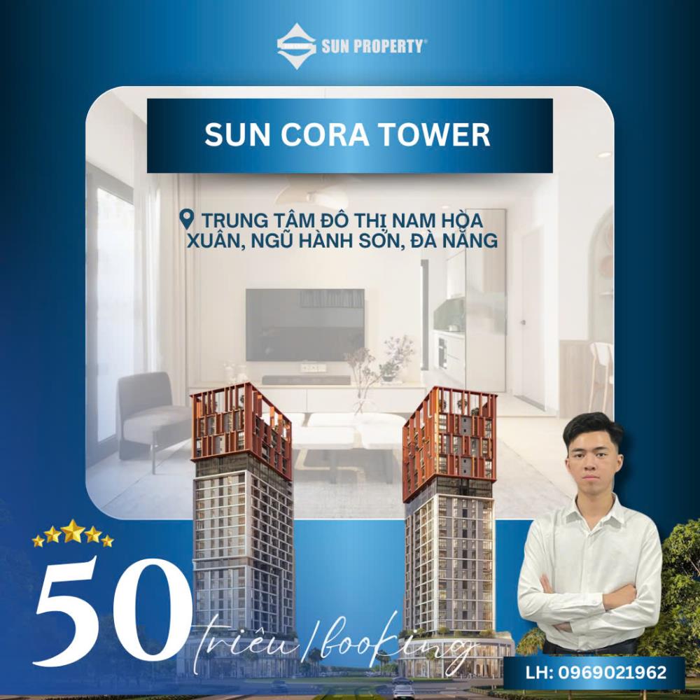 Căn hộ Sun Cora Tower Đà Nẵng 55m² giá 2 tỷ - Đầu tư bền vững ngay hôm nay!
