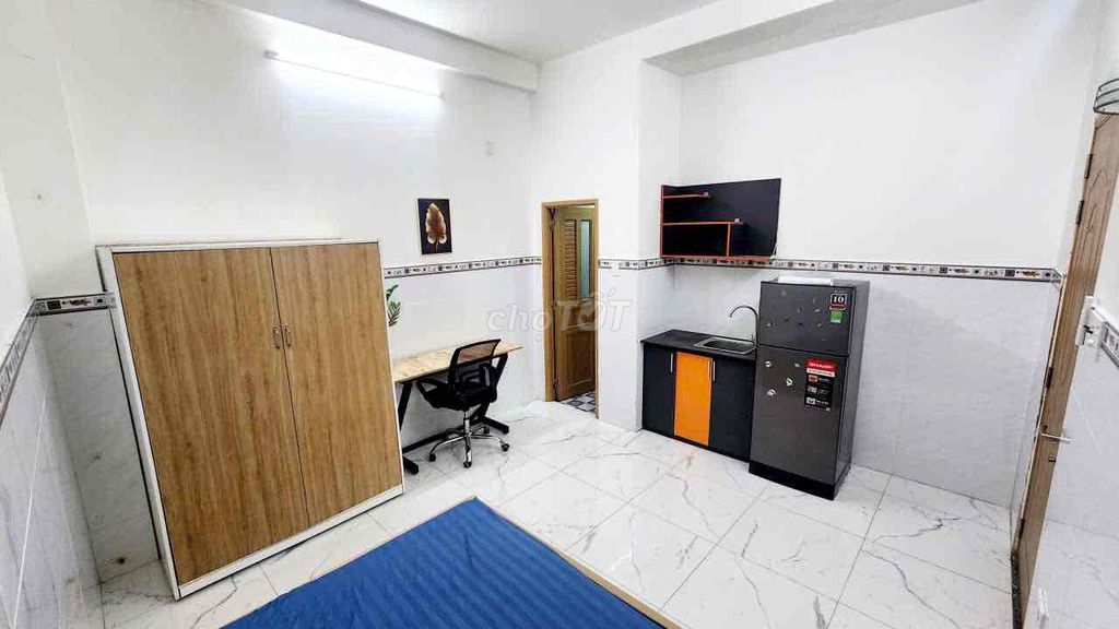 Căn hộ cho thuê Lý Phục Man Quận 7 28m² giá 4 triệu - Đầy đủ tiện nghi, gần ĐH UFM!