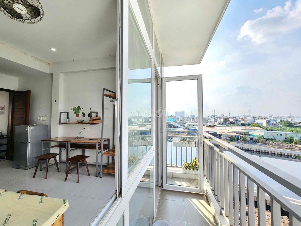 Studio ban công Gò Vấp 28m² giá 3.8 triệu - Full nội thất, giờ tự do!