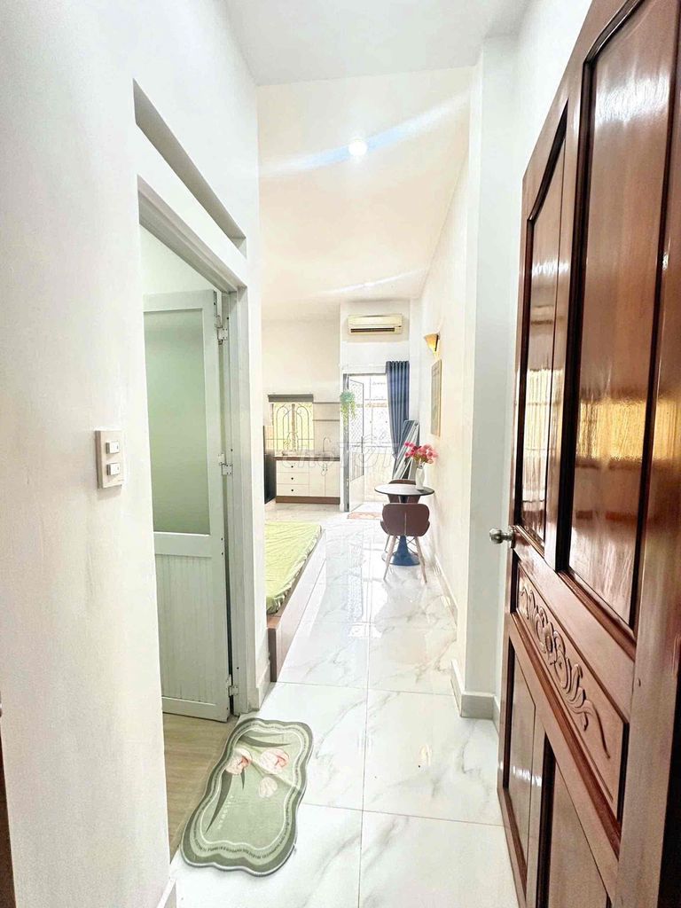 Căn hộ 1 phòng ngủ Bạch Đằng 35m² giá 5.2 triệu - Có balcony, full nội thất!