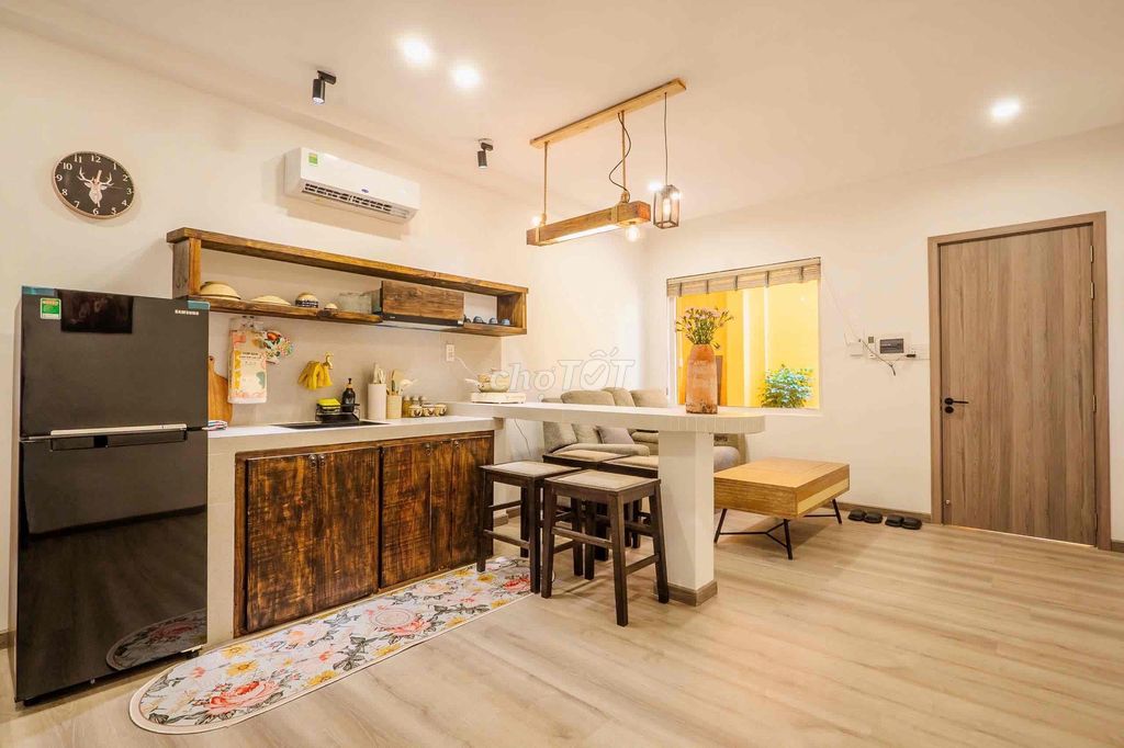 Căn Hộ 1PN Nội Thất Cao Cấp, Sân Vườn Sau + Tắm Bồn gần Cầu Thị Nghè - Chỉ 12 triệu