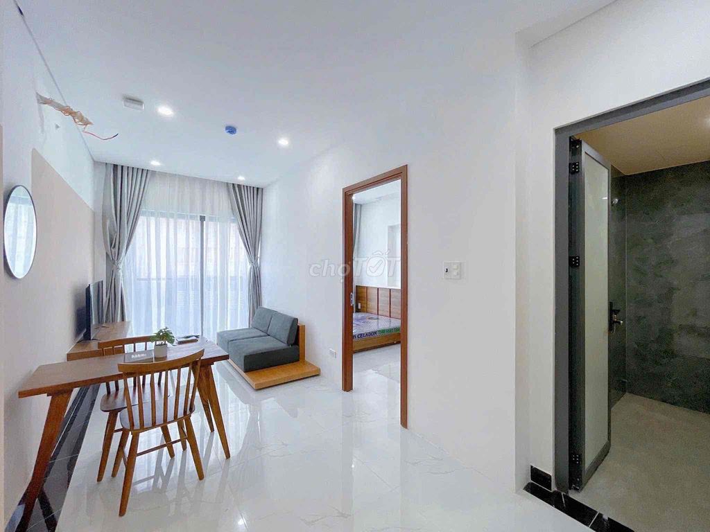Căn hộ Studio 1PN - 1PK - Balcony 55m² giá 9.5 triệu - Tiện nghi hiện đại tại Bình Thạnh