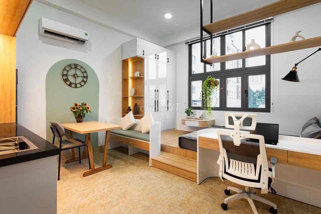Căn hộ studio Tạ Hiện Quận 2 30m² giá 6.8 triệu - Thiết kế hiện đại đầy đủ tiện nghi
