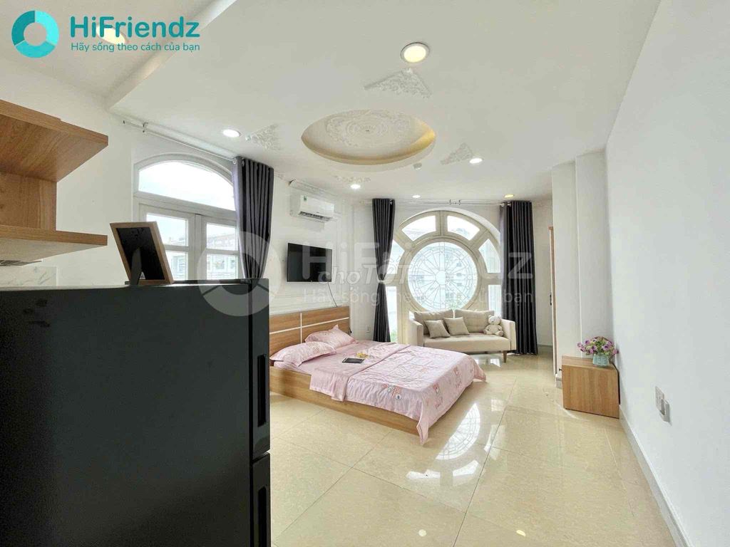 Căn hộ dịch vụ Phạm Ngũ Lão P1 30m² giá 5.6 triệu - Full nội thất, gần Đại học Công nghiệp!