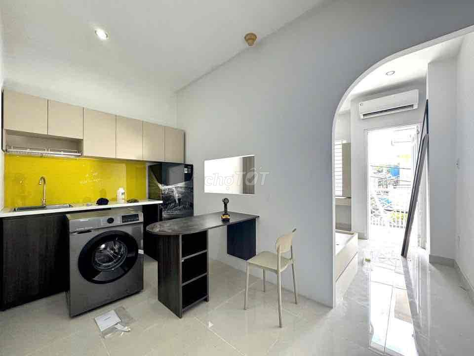Căn hộ 1 phòng ngủ Tân Bình 40m² giá 6.8 triệu - Full nội thất mới 100%!