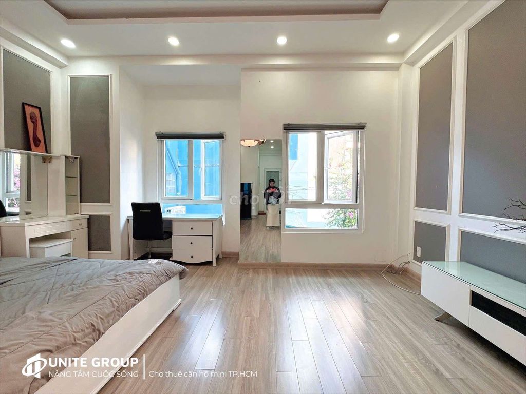 Căn hộ cho thuê Bùi Đình, Bình Thạnh 45m² giá 8.5 triệu - Full nội thất mới tinh