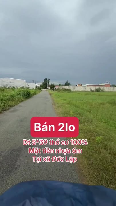 Lô đất mặt tiền nhựa 6m tại xã Đức Lập, 390m², giá 2.5 tỷ - Cơ hội đầu tư tuyệt vời!