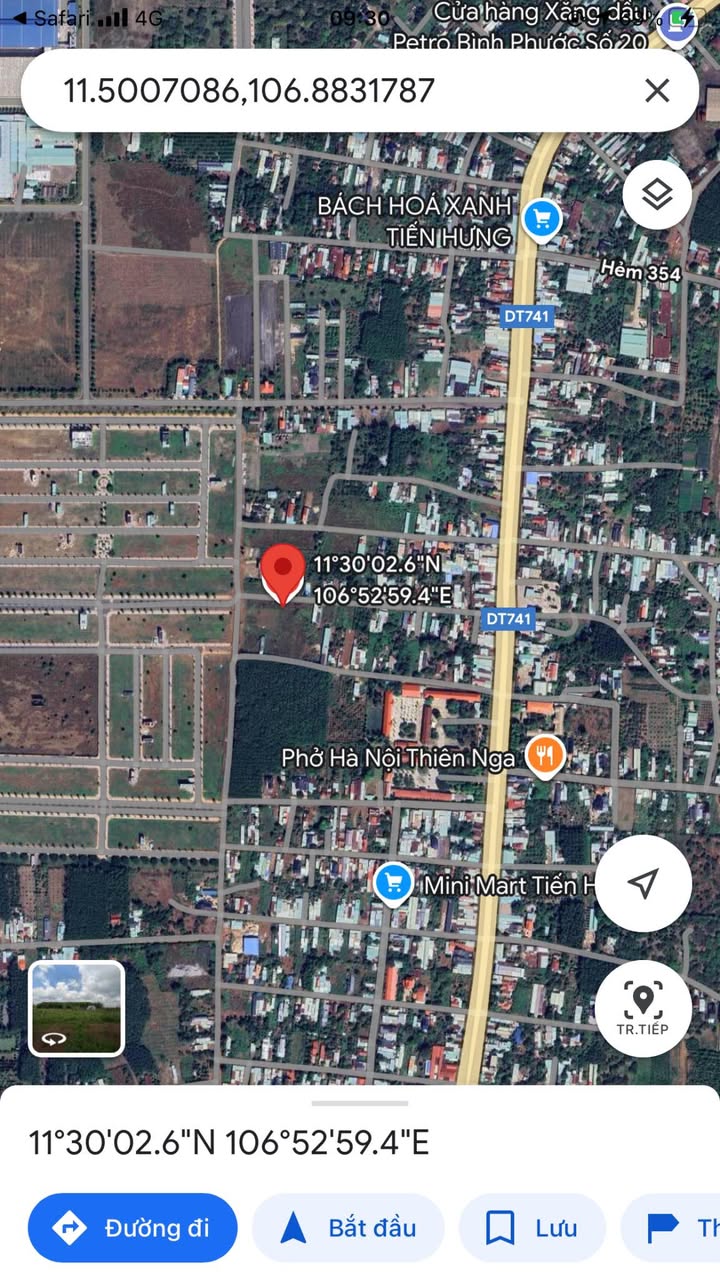 Đất nền Tiến Hưng, Đồng Xoài 315m² giá 2 tỷ - Cơ hội đầu tư tuyệt vời!