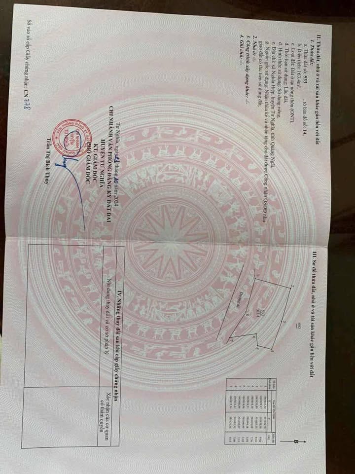 Đất ở Nghĩa Hiệp 163m² giá 200 triệu - Cơ hội vàng đầu tư!