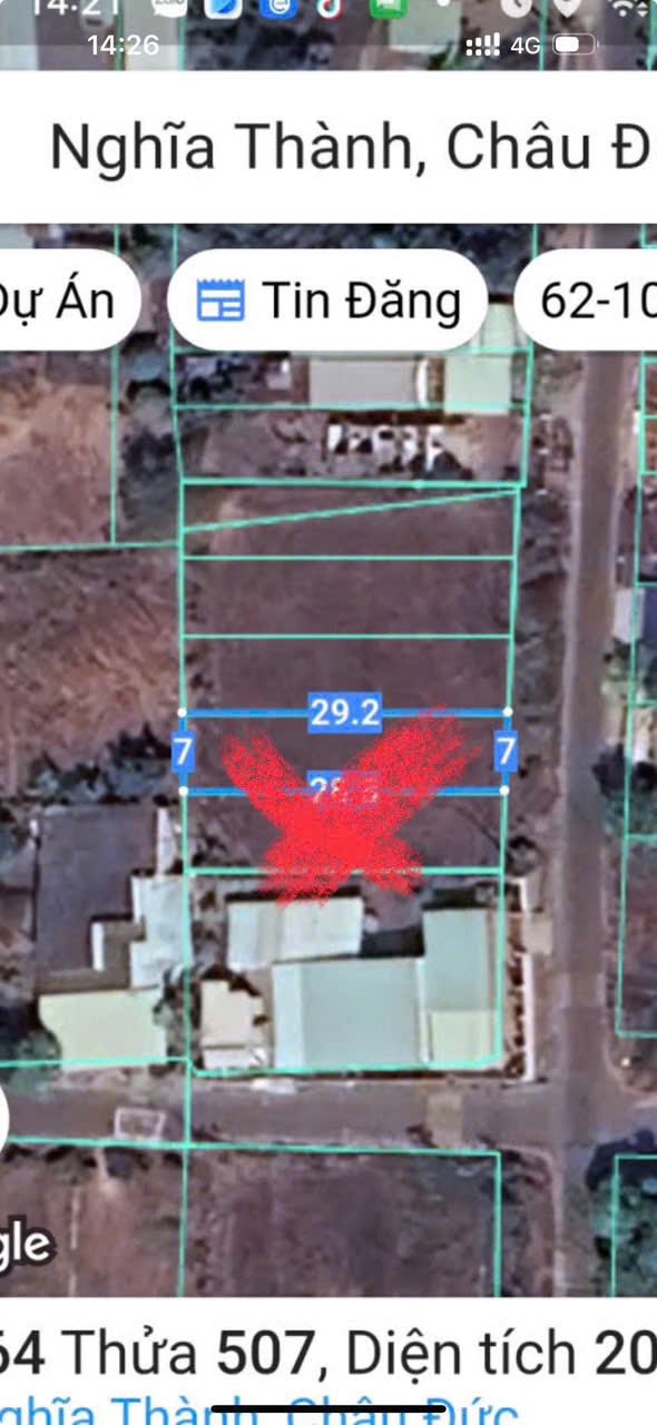 Đất nền Nghĩa Thành, Châu Đức 196m² giá 235 triệu - Đầu tư sinh lời ngay!