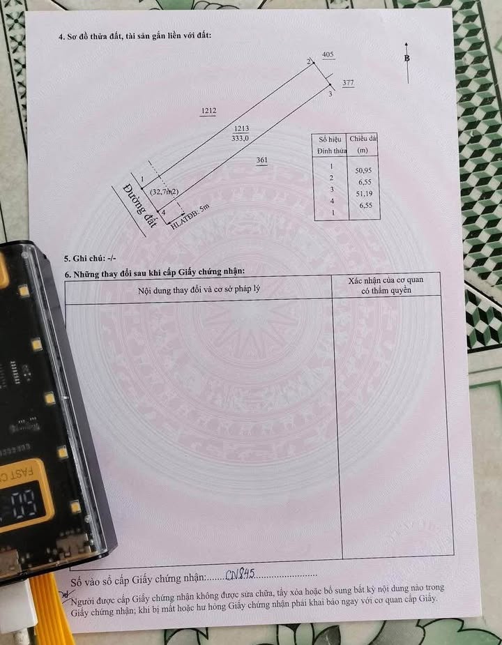 Đất nền thổ cư KP4 Hội Nghĩa, Tân Uyên 331.5m² giá chỉ 3 tỷ - Cơ hội đầu tư tuyệt vời!