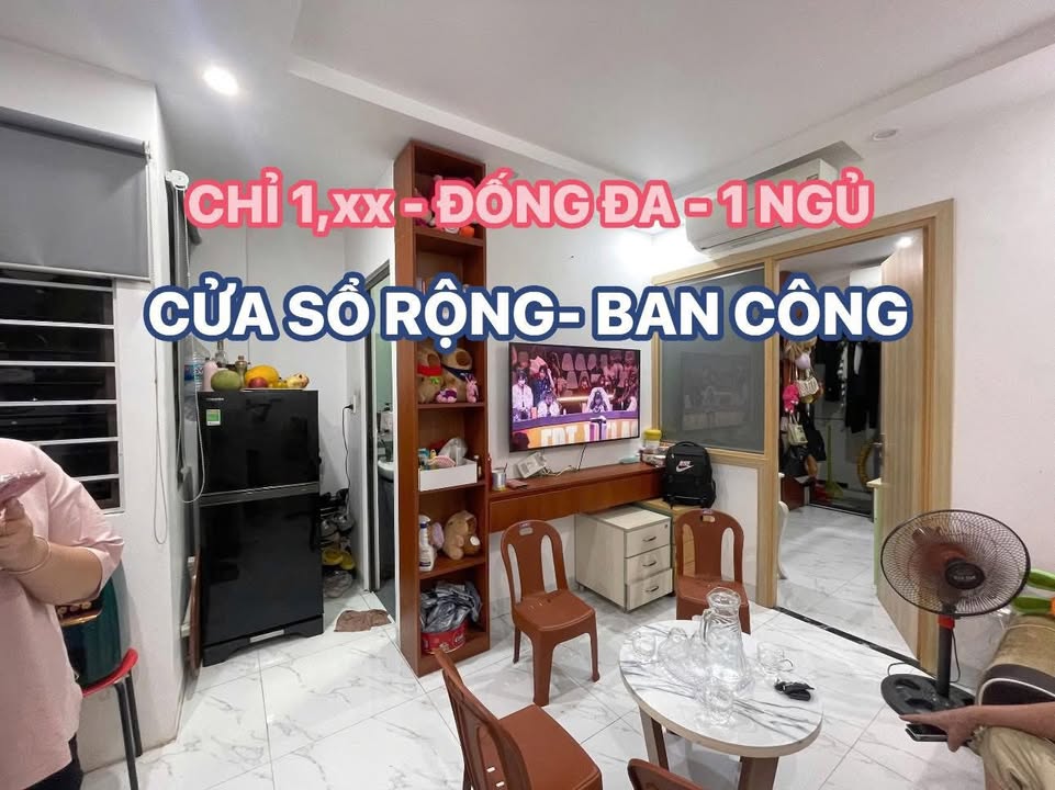 Căn hộ 1 phòng ngủ Đống Đa chỉ từ 1 triệu - Không gian siêu rộng rãi!