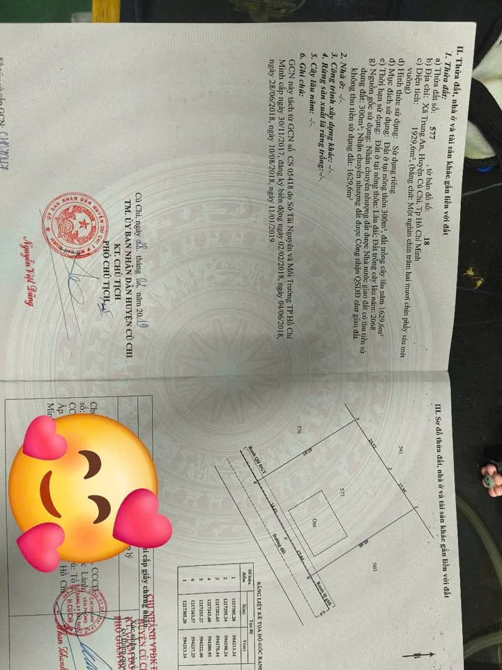 Đất thổ cư 300m² mặt tiền Nguyễn Thị Lèn, Củ Chi - Chính chủ cần bán gấp 14 tỷ