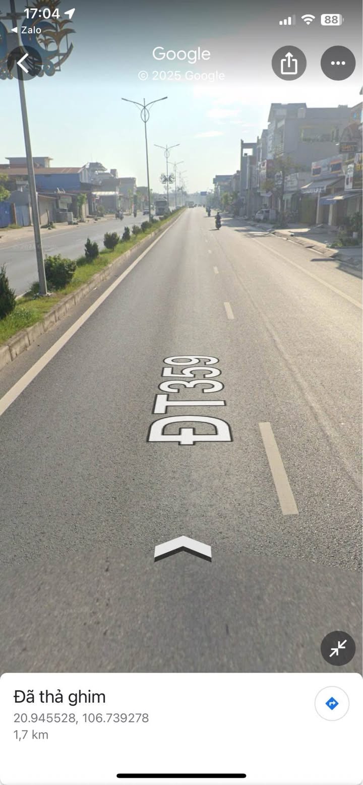 Đất mặt đường 359, phường Bạch Đằng, 71.2m² giá 4.5 tỷ - Vị trí kinh doanh đắc địa!