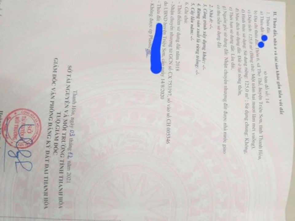 Đất nền Thọ Thế, Triệu Sơn 125m² giá chỉ 1.4 tỷ - Kinh doanh thuận lợi!