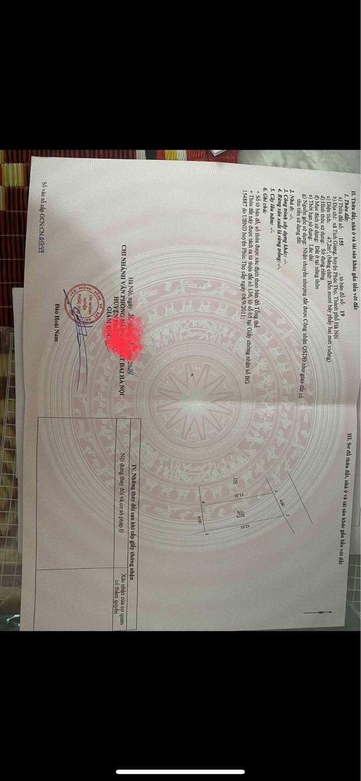 Nhà mới xây 47,2m² tại Tích Giang, Phúc Thọ - Giá tốt, chính chủ bán!