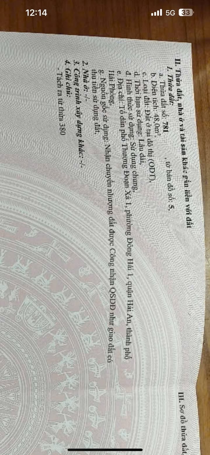 Nhà 3 tầng phố Thượng Đoạn Xá1, Hải An 48m² giá 3 tỷ - Chính chủ bán gấp!