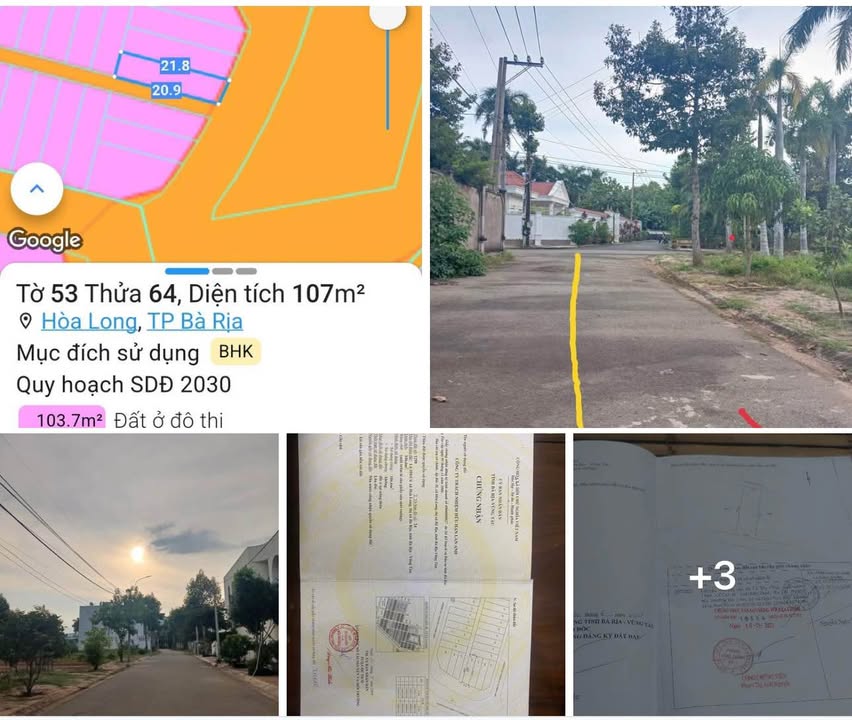 Đất nền phường Tam Long, Bà Rịa - Vũng Tàu 87m² giá 1.25 tỷ - Đầu tư sinh lời ngay!