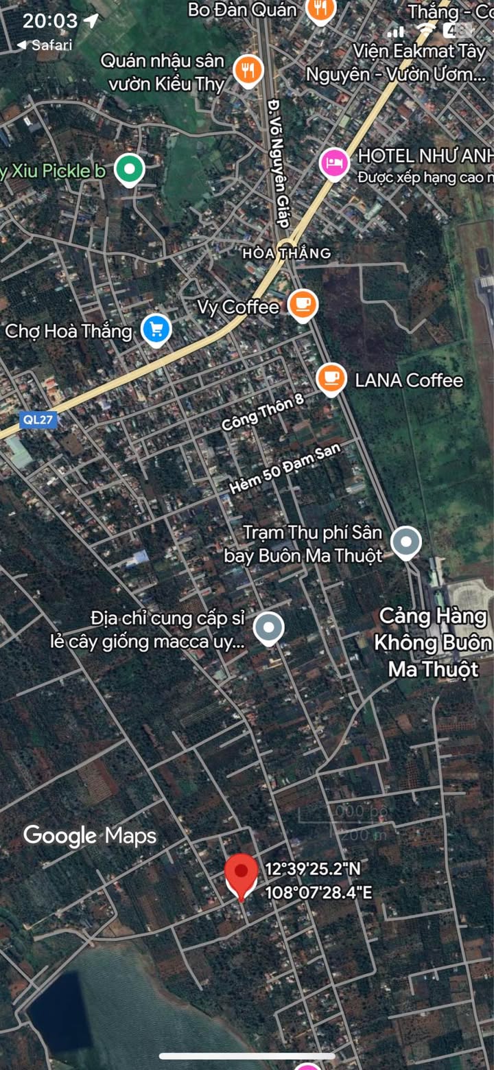 Lô đất góc 2 mặt tiền Hẻm 171 Hoà Thắng, 200m² giá 2.15 tỷ - Cơ hội đầu tư tuyệt vời!