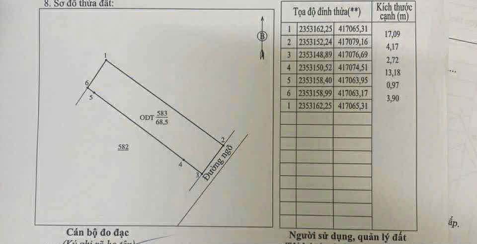 Đất nền Bạc Giang 68.5m² giá 1.6 tỷ - Hướng Đông Nam mát mẻ!