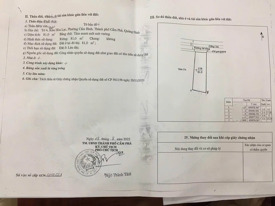 Đất kinh doanh Cẩm Bình 81m² giá 1.95 tỷ - Đầu tư sinh lời ngay!