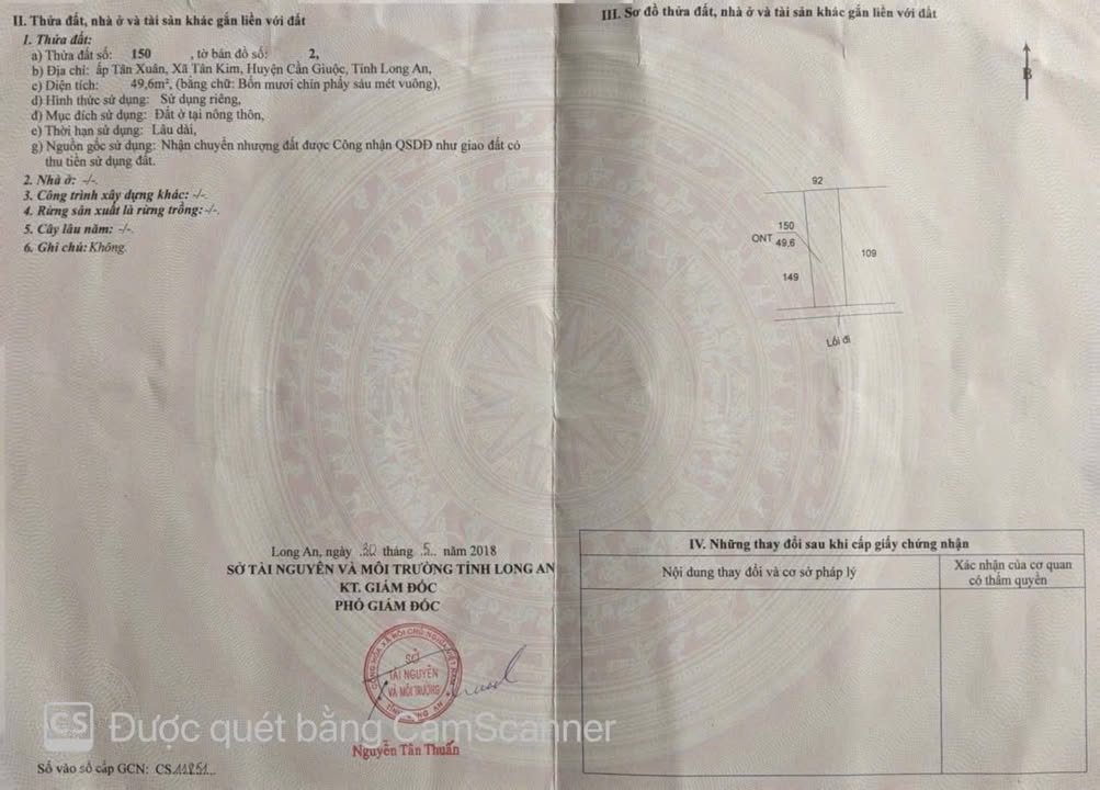 Nhà bán Tân Kim Cần Giuộc 56m² giá 1.65 tỷ - Sổ hồng riêng chính chủ!