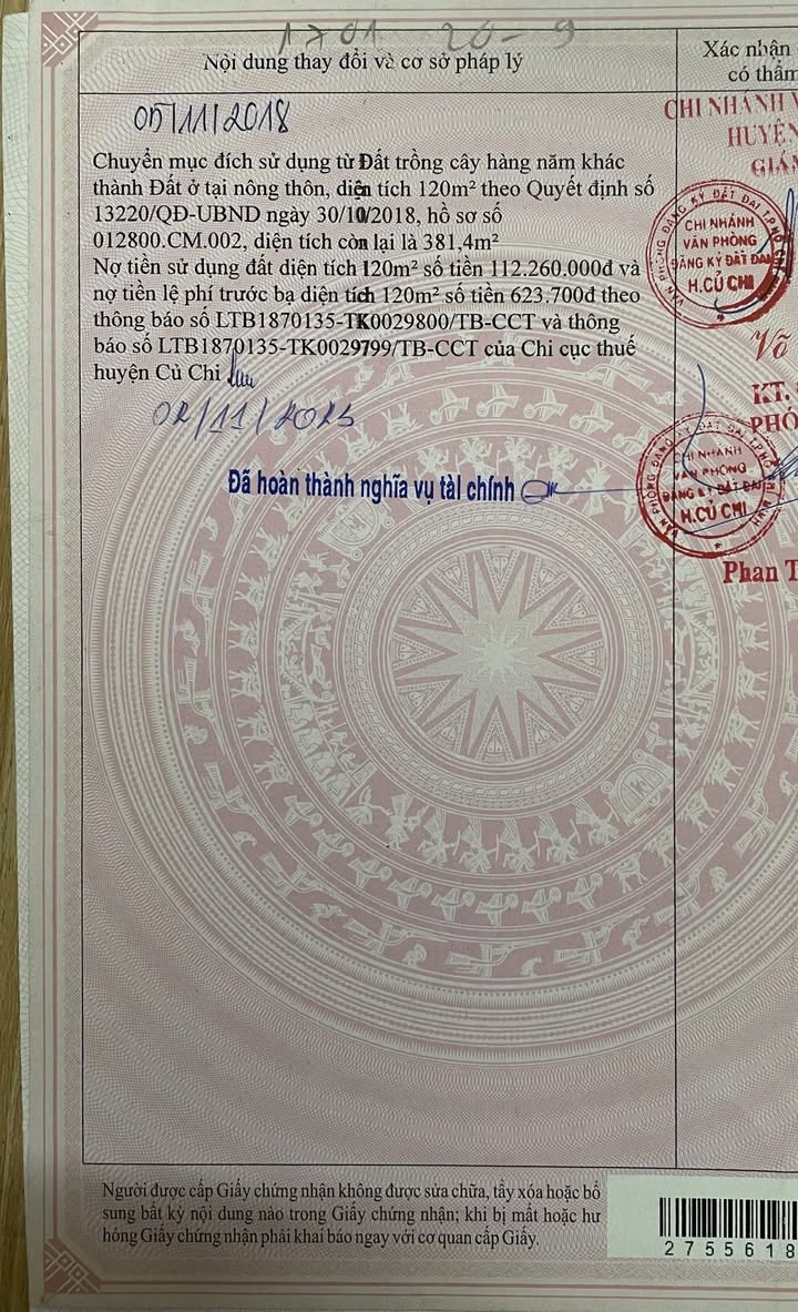 Bán đất xã Tân Thông Hội, Củ Chi 501.4m² giá 3 tỷ - Đầu tư tiềm năng!