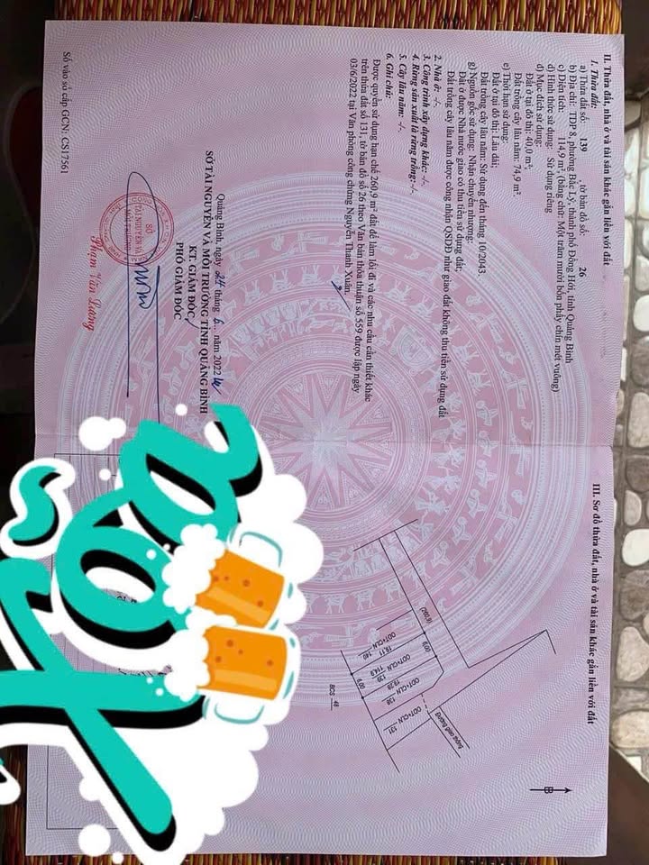 Đất nền Bắc Lý Đồng Hới 120m² giá chỉ 500 triệu - Chủ cần tiền bán gấp!