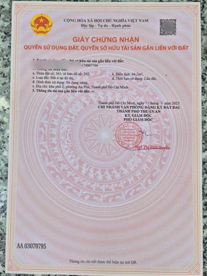 Đất nền Tân Đông Hiệp 64m² giá 2 tỷ - Cơ hội đầu tư tuyệt vời!