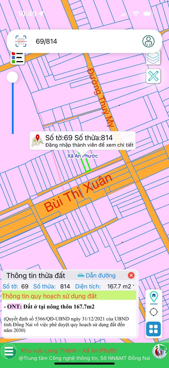 Đất thổ cư 154m² xã An Phước, giá 3 tỷ - Đầu tư sinh lời ngay!