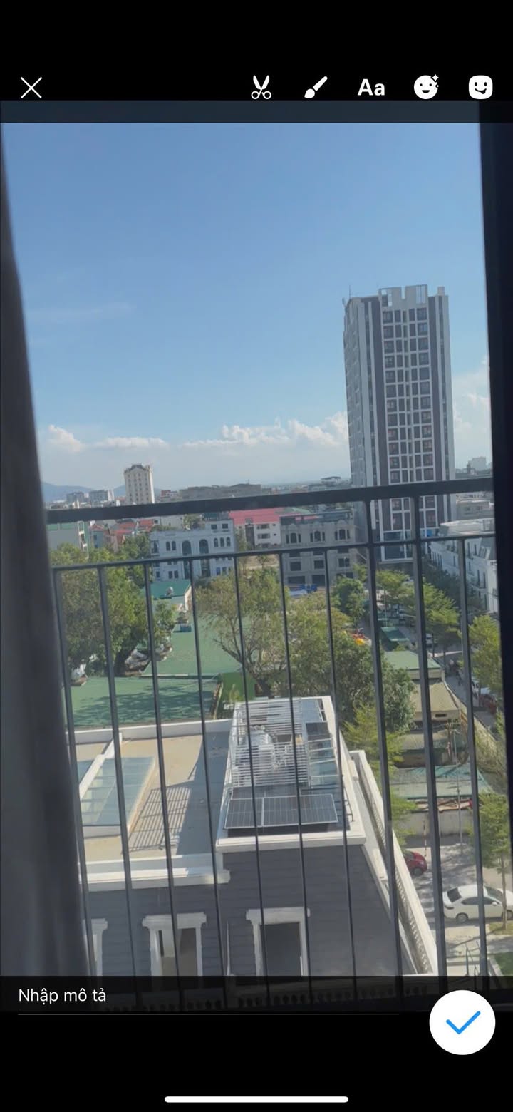 Căn hộ Vin Quang Trung Vinh 58m² giá 6 triệu - Tầng cao thoáng mát!