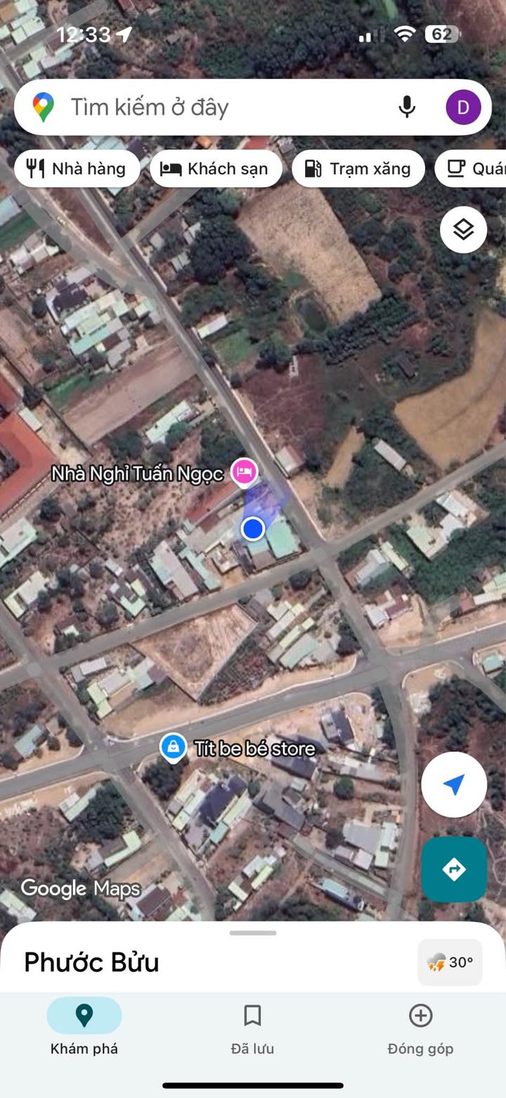 Đất nền mặt tiền đường Hùng Vương, Xuyên Mộc 375m² giá 750 triệu - Sổ hồng chính chủ!