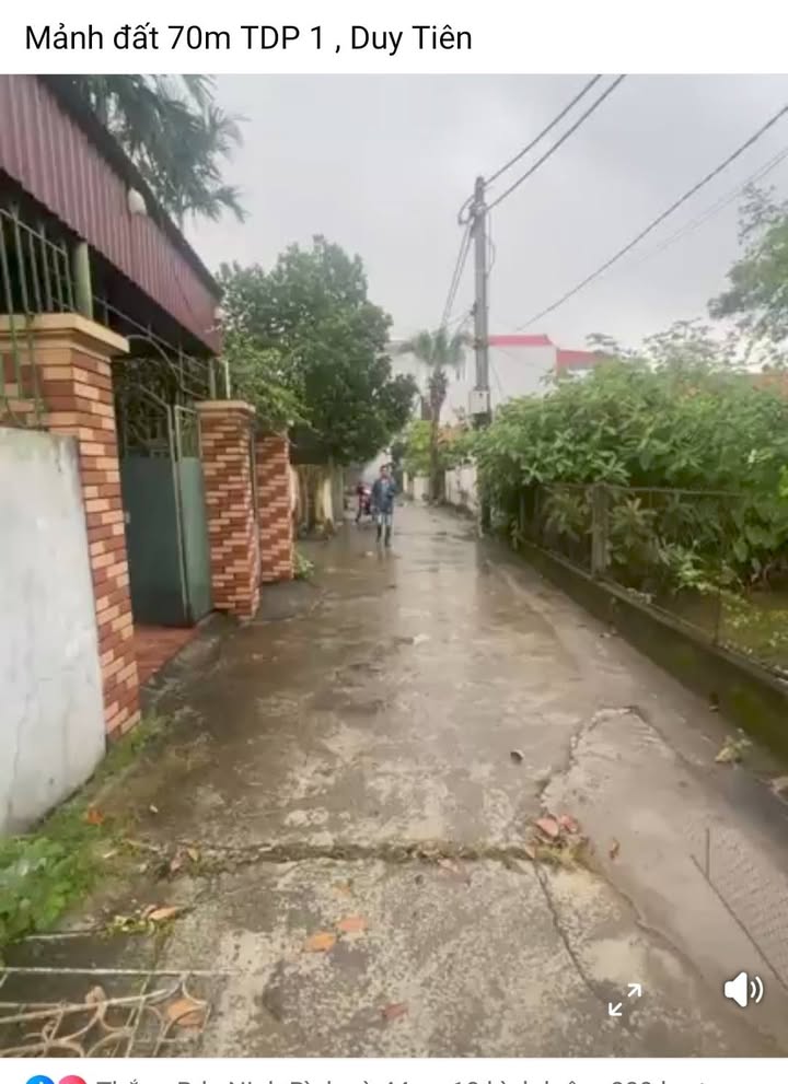 Đất nền Hòa Mạc Duy Tiên 70m² giá 1 tỷ - Tiện ích đa dạng xung quanh!