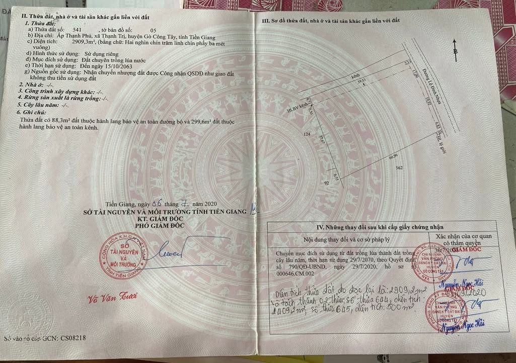 Đất mặt tiền DH16B 2909m² giá 6.09 tỷ - Tiềm năng đầu tư vượt trội!